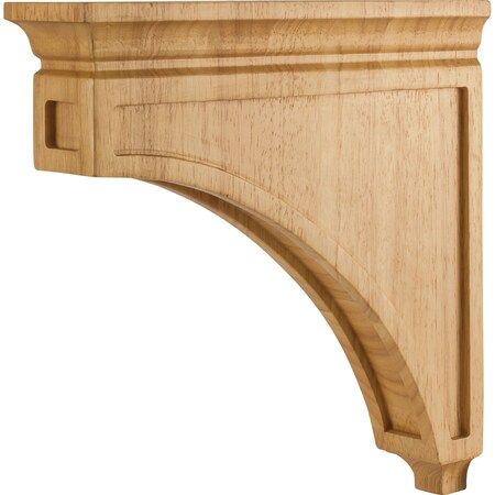Hardware Resources 3" Wx12"Dx12"H Rubberwood Mission Corbel CORH-1-RW